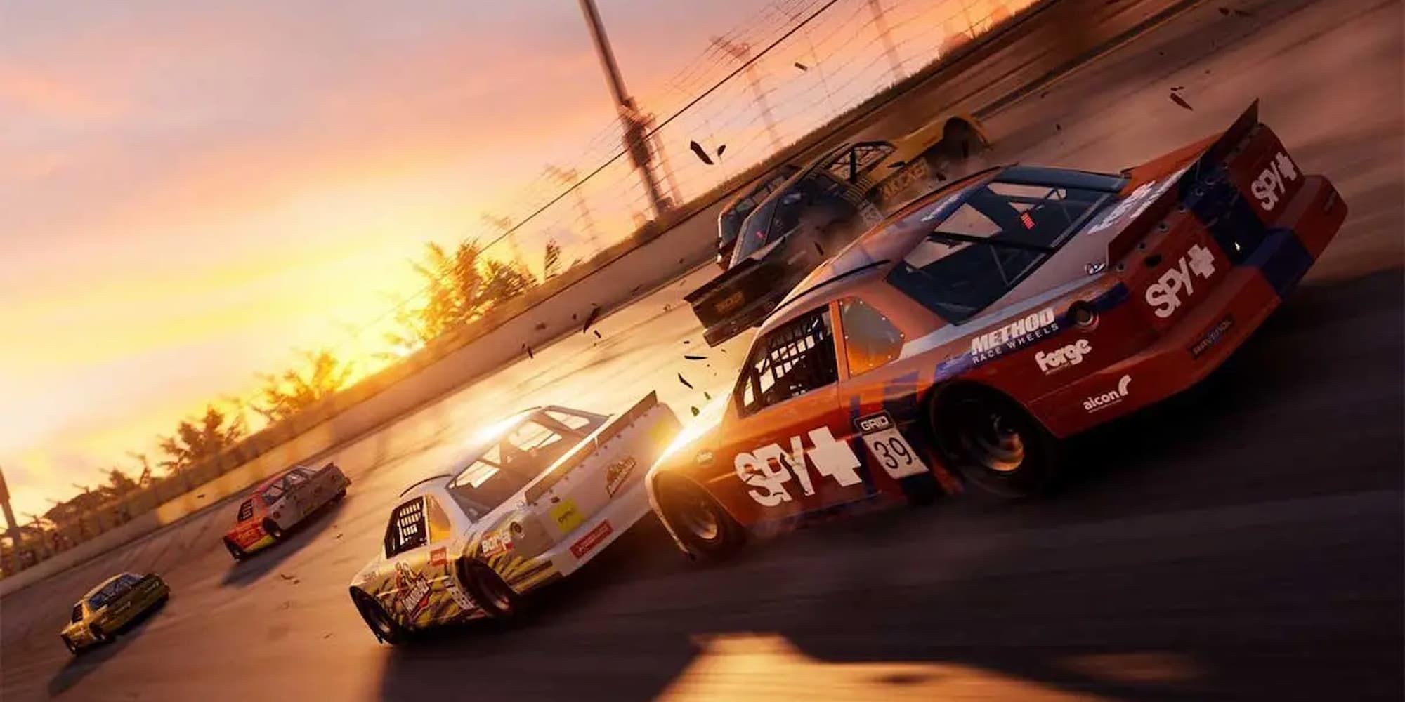 A crash occurs during a race in Grid Legends.