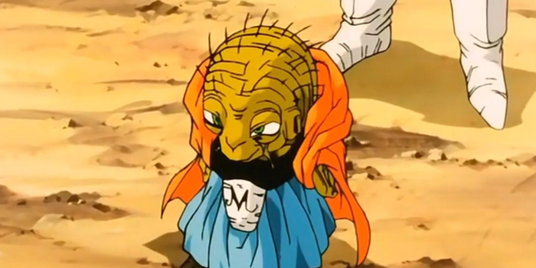 Dragon Ball Z Babidi standing in front of Dabura