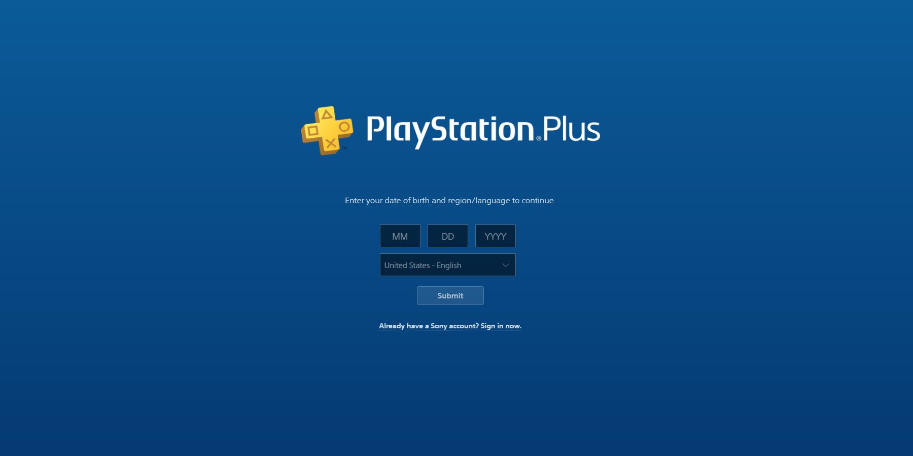 ps plus app sign in