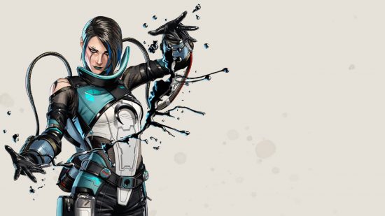 Apex Legends characters: a woman wields ferrfluid as a weapon