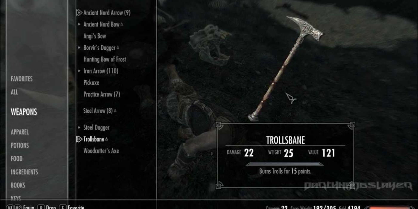 Trollsbane in Skyrim 