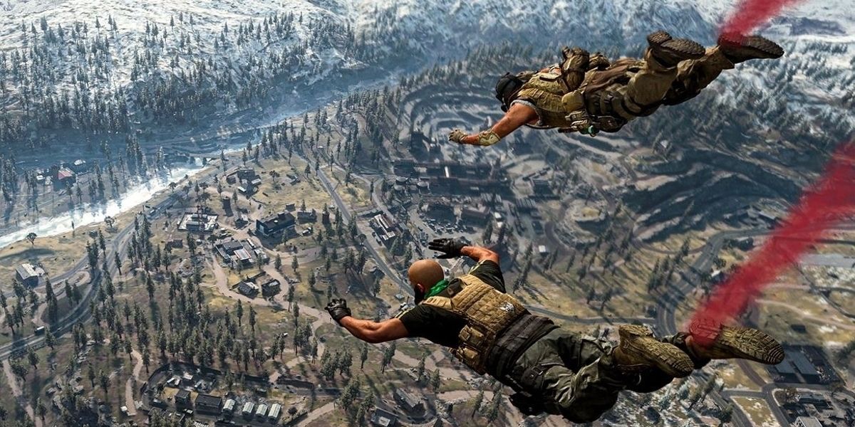 warzone dropping in to the map modern warfare