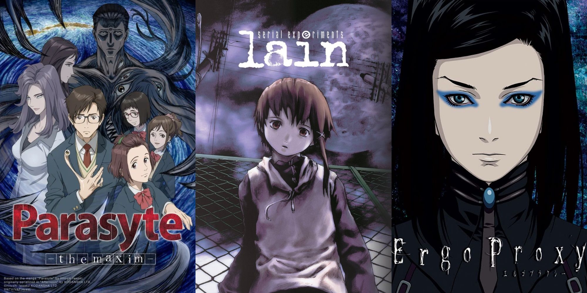 Gantz, Ergo Proxy and Parasyte