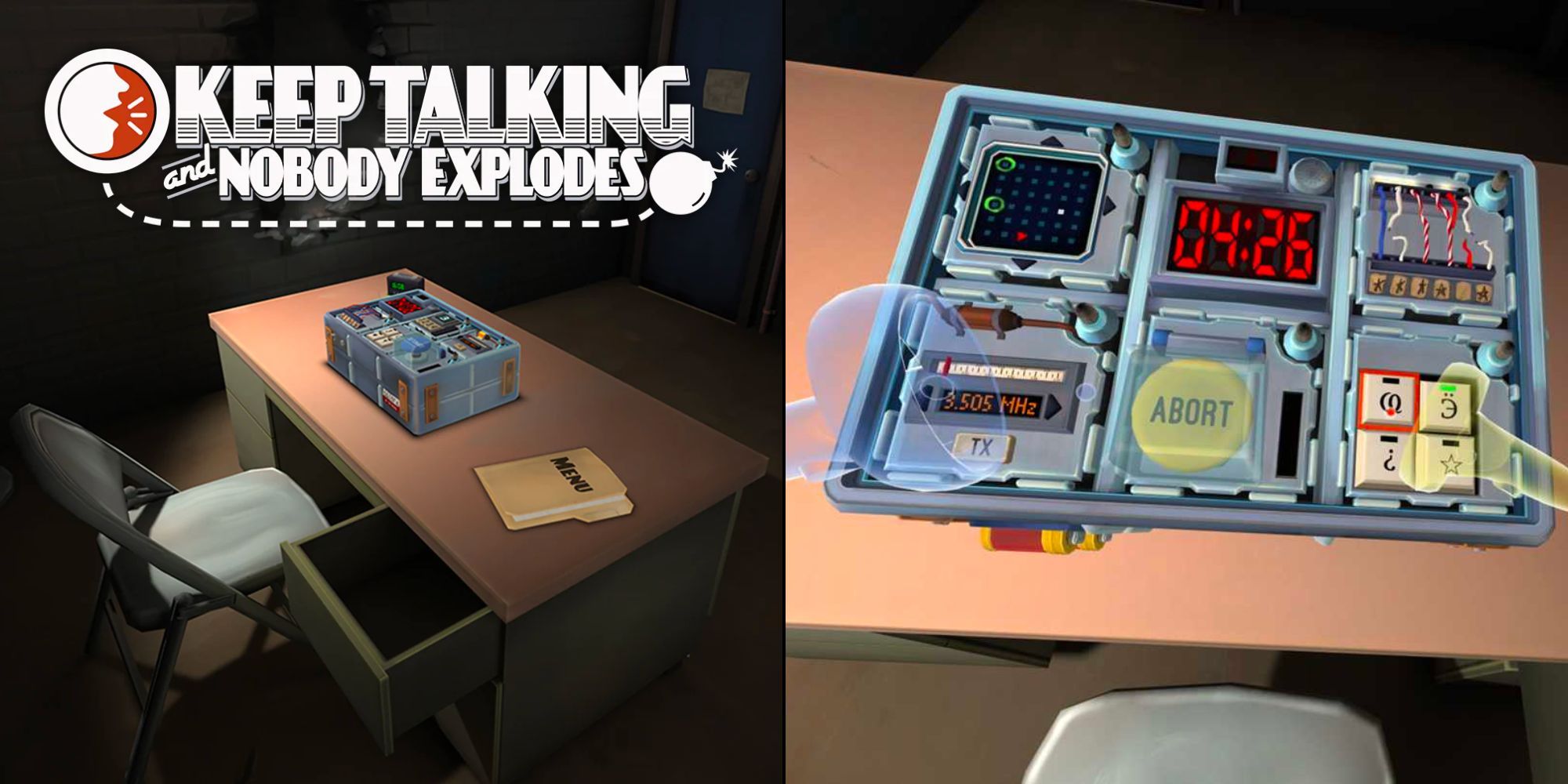 Keep Talking And Nobody Explodes Logo and Gameplay