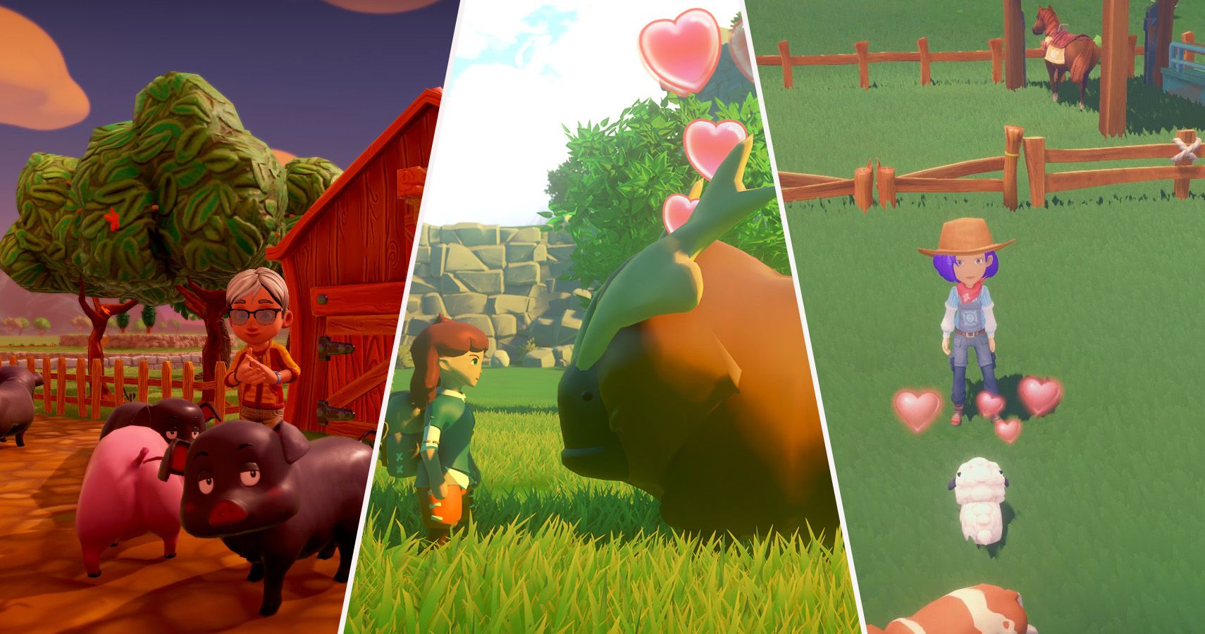 Farming Sim Game Collage