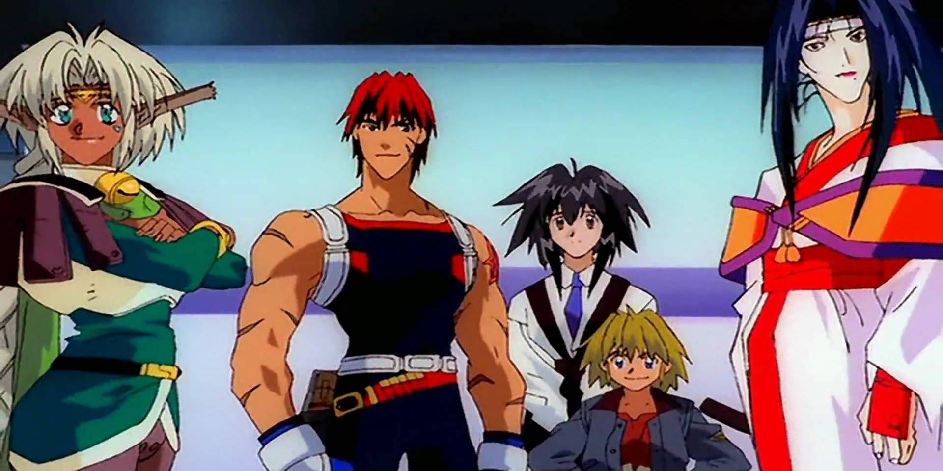 Outlaw Star Crew in Uniform