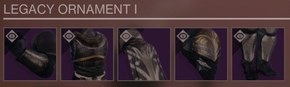 Destiny 2 Iron Banner Legacy Ornament Set