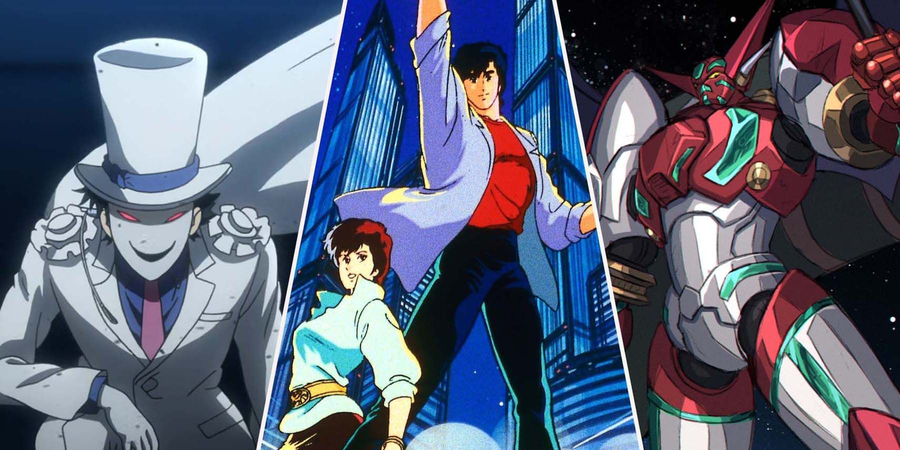 10 Shonen Anime That Are Underrated featured image; Magic Kaito, City Hunter, Getter Robo