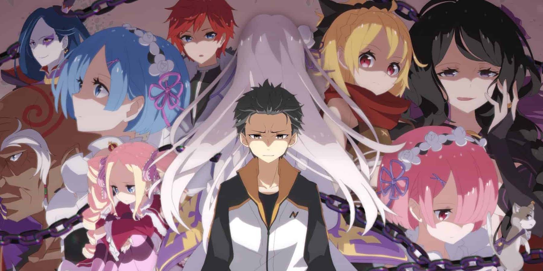 re zero anime Subaru, Emilia, cast