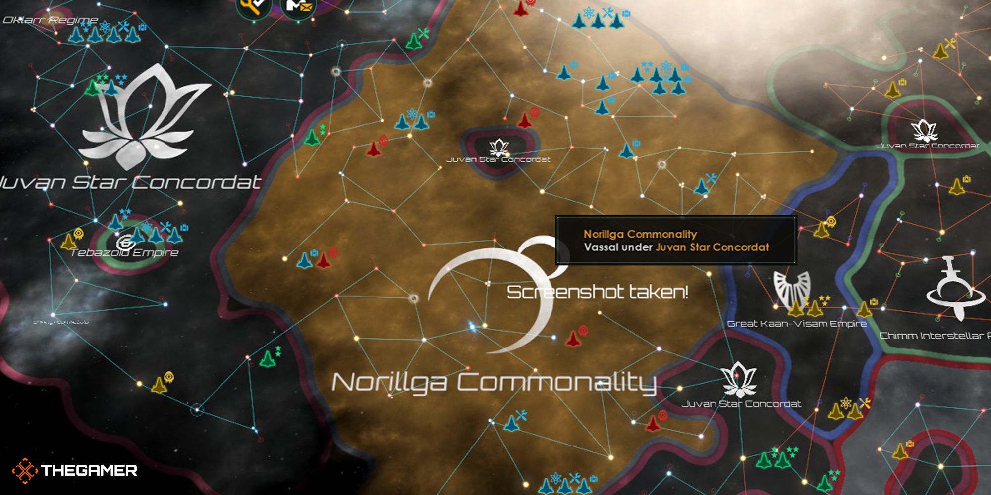 Stellaris - galaxy map