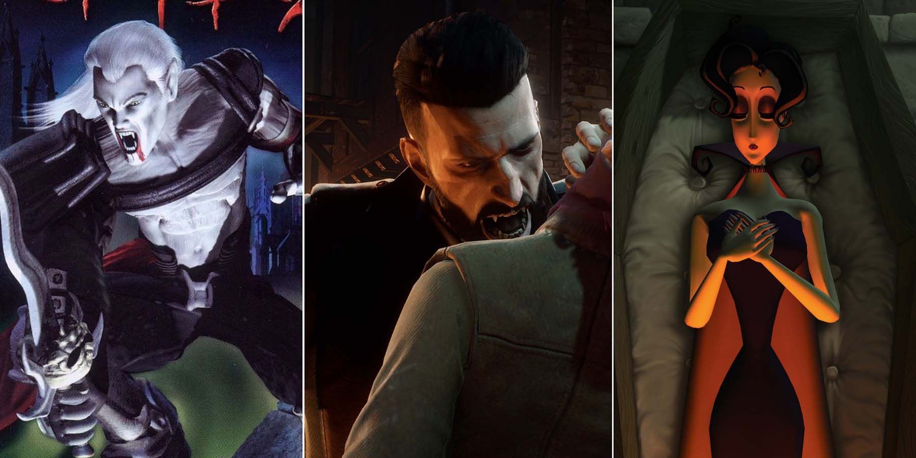 13 Best Vampire Games (That Aren't Castlevania) featured image, Blood Omen 2, Vampyr, Vampyre Story