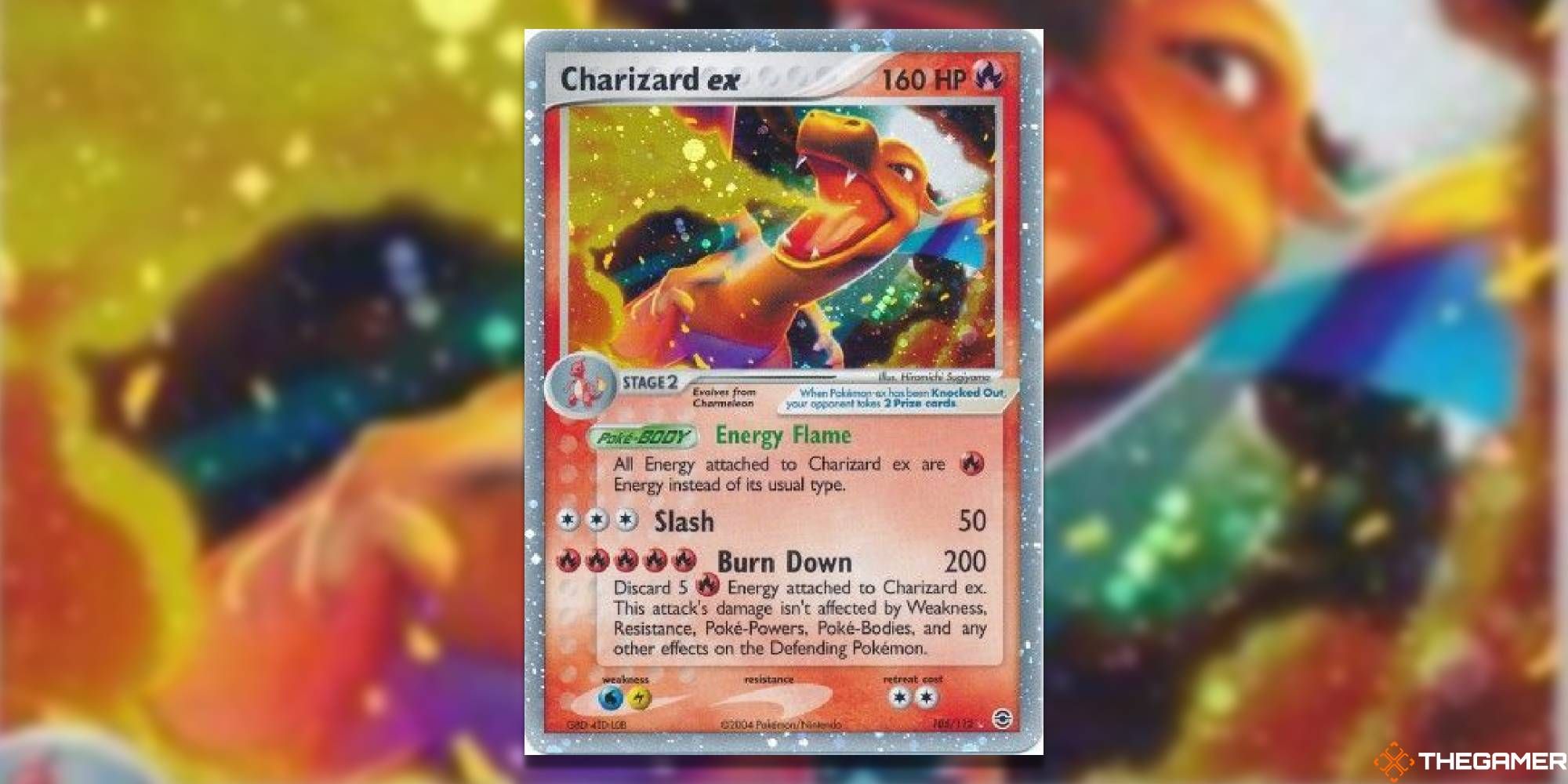 Charizard ex by H from FR and LG in the Pokemon TCG.