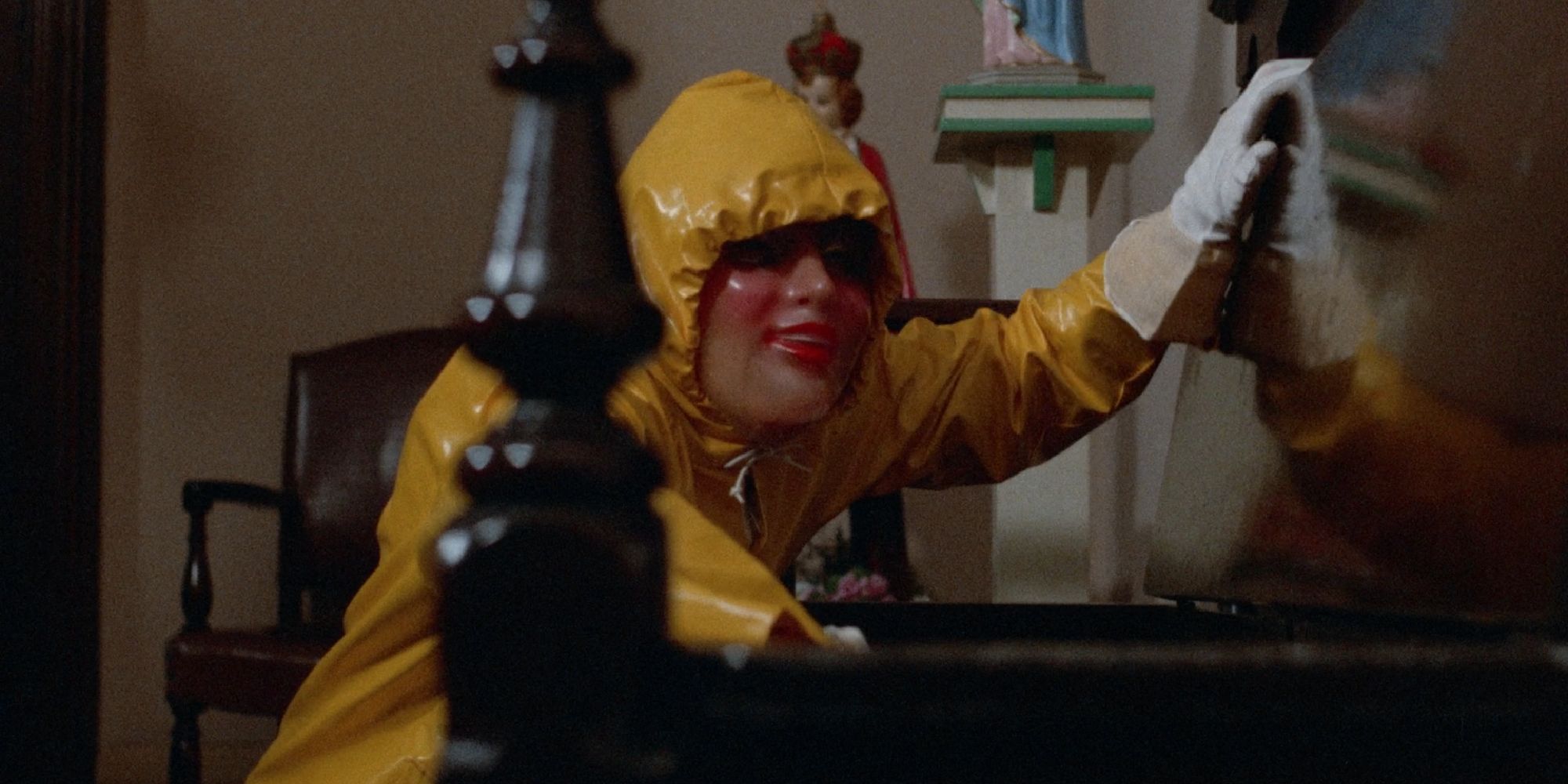 The masked raincoat killer in Alice, Sweet Alice.