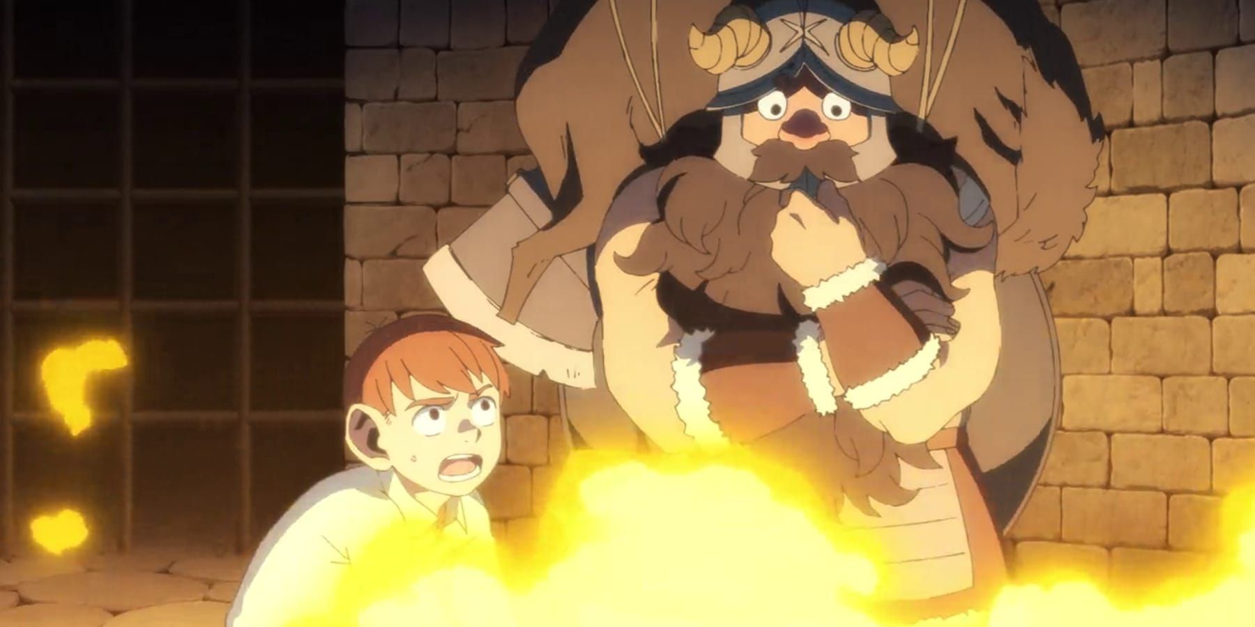 Delicious in Dungeon E02 Chilchuck Senshi Trap Fire