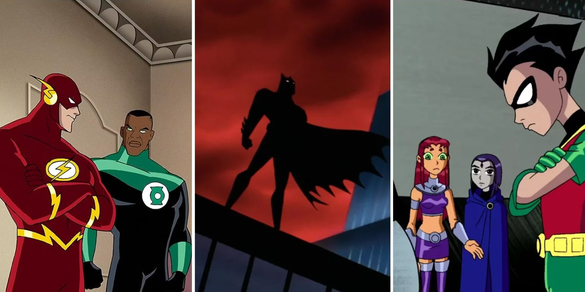 Various animated DC superhero shows