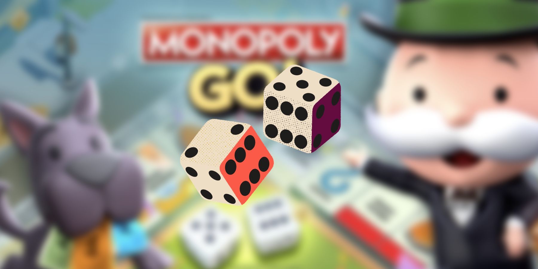 Dice from Monopoly Go