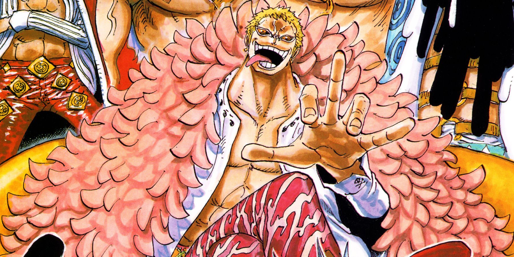 One Piece Doflamingo Laughing