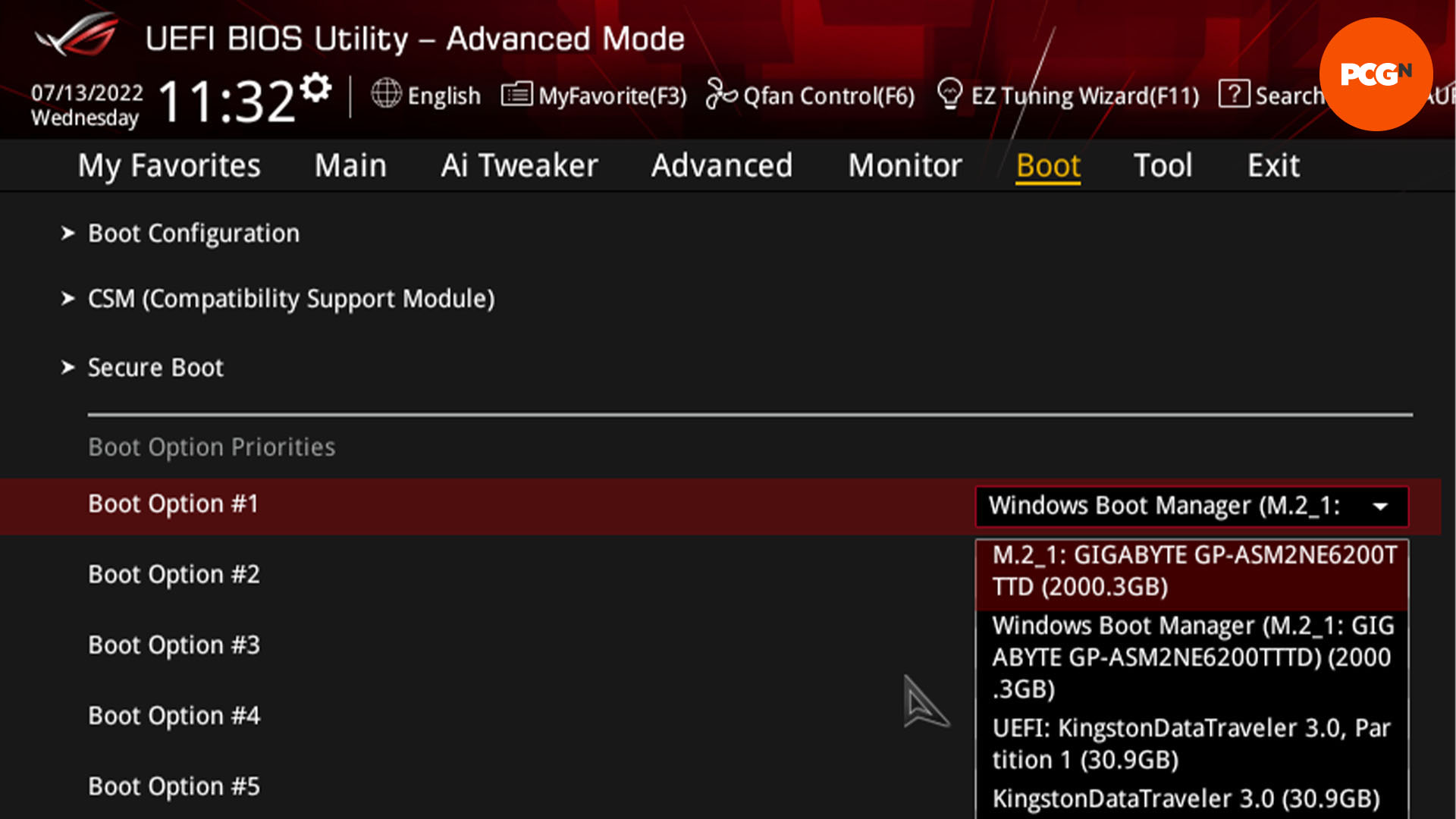 How to build a gaming PC: Check for SSD in EFI