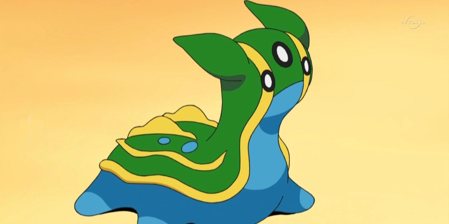 Gastrodon during Battle in the Pokemon anime.