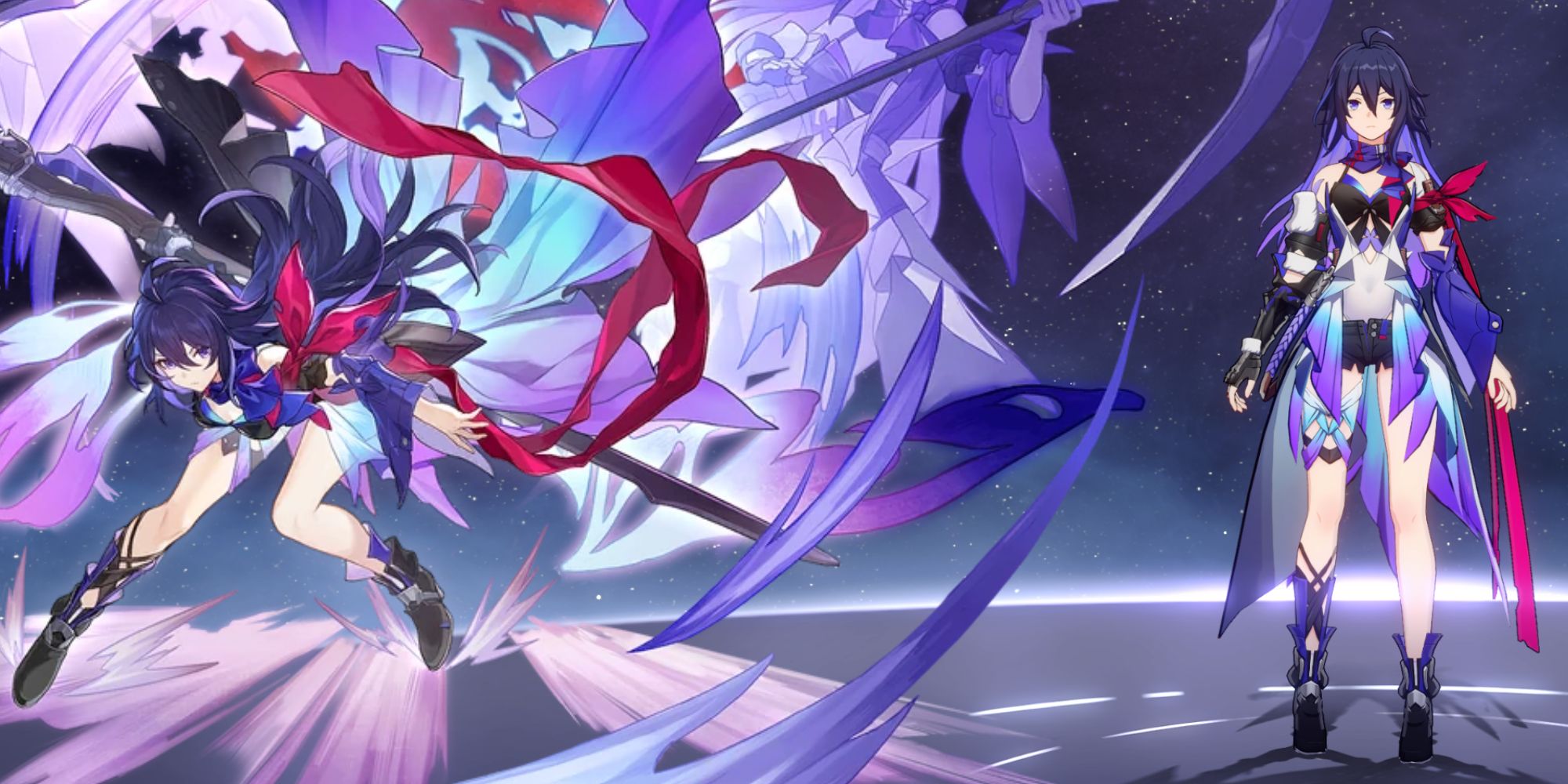 Seele splash art over the character in the Honkai Star Rail game menu.