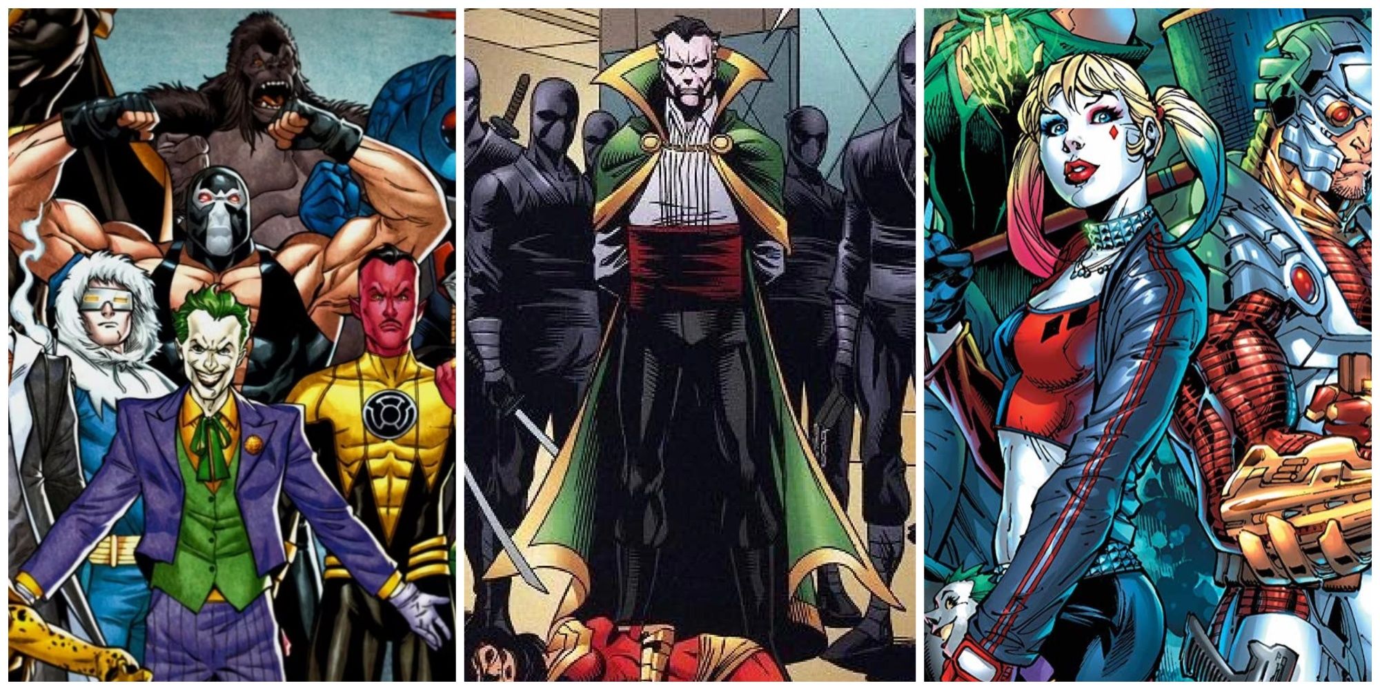 Legion of Doom. League of Assassins. Suicide Squad.