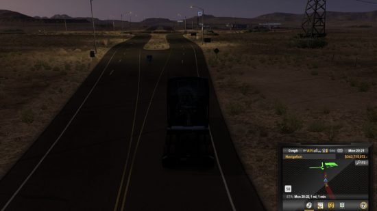 A shot of a fork in the road, with undiscovered paths highlighted