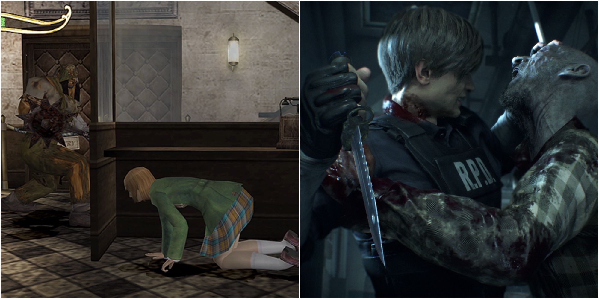 Clock Tower 3 and Resident Evil 2 Remake