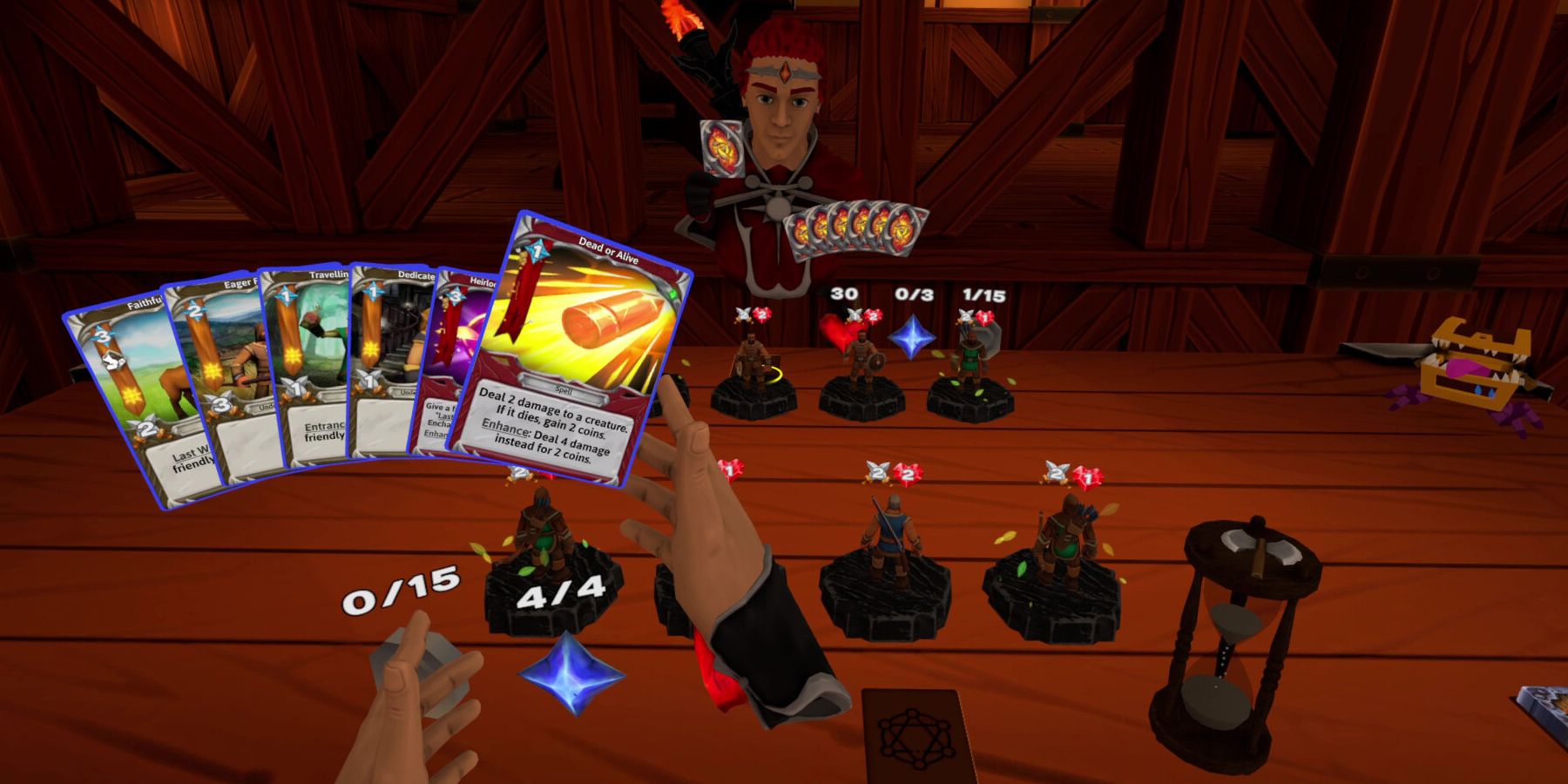 cards tankards vr game