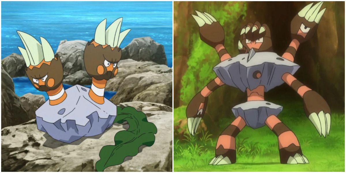 Pokemon Anime Binacle Barbaracle