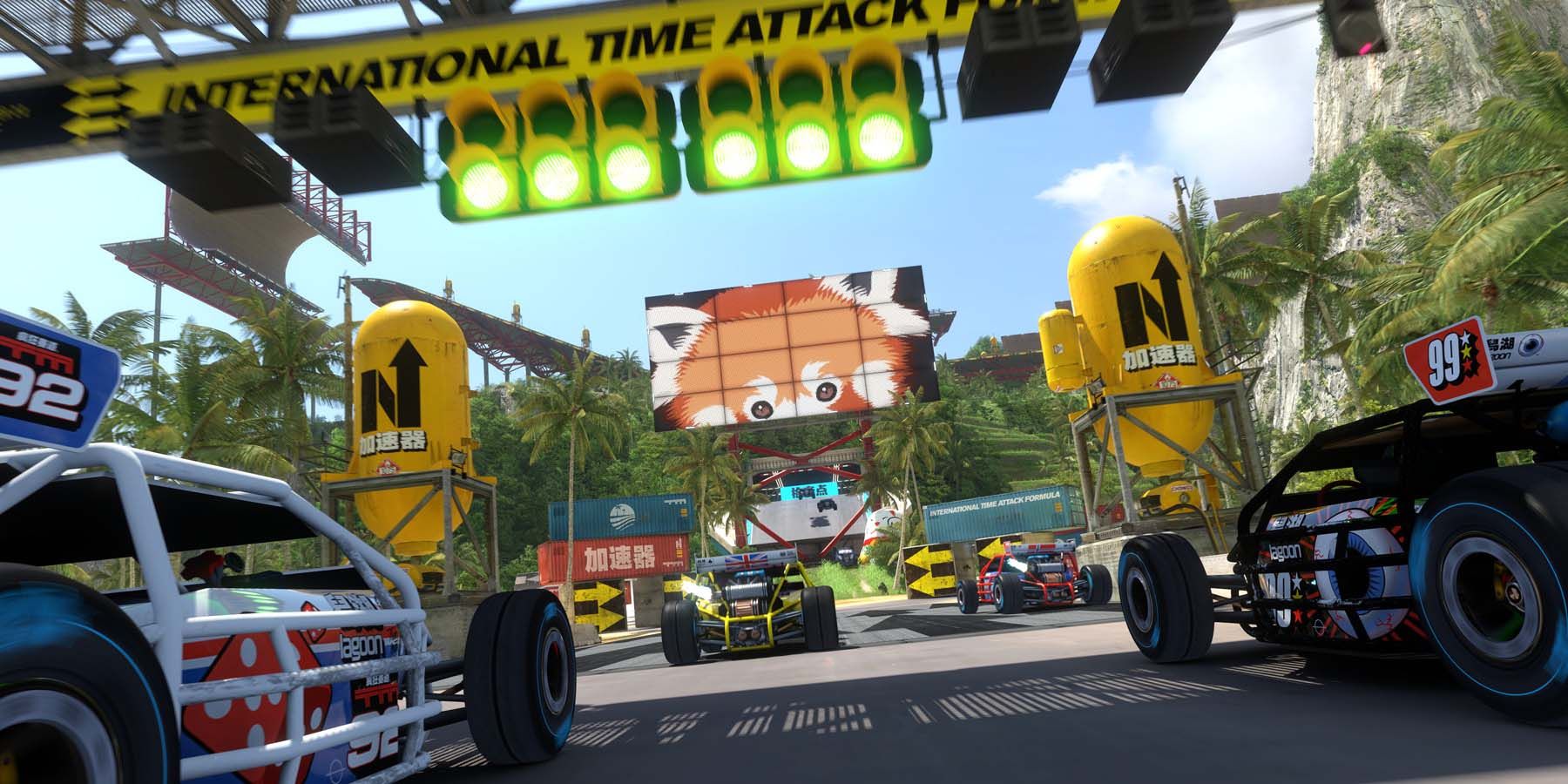 Trackmania Turbo race