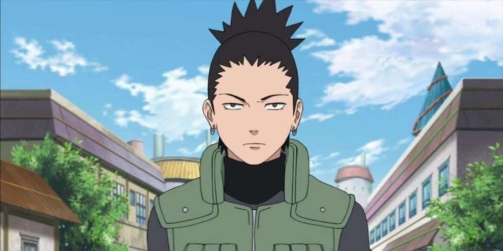 Shikamaru Nara as a chuunin in the Naruto anime