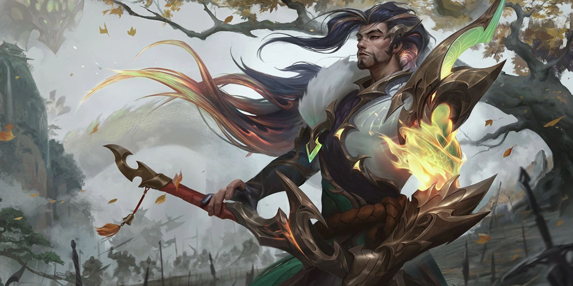 League of Legends Truth Dragon Yasuo Splash Art