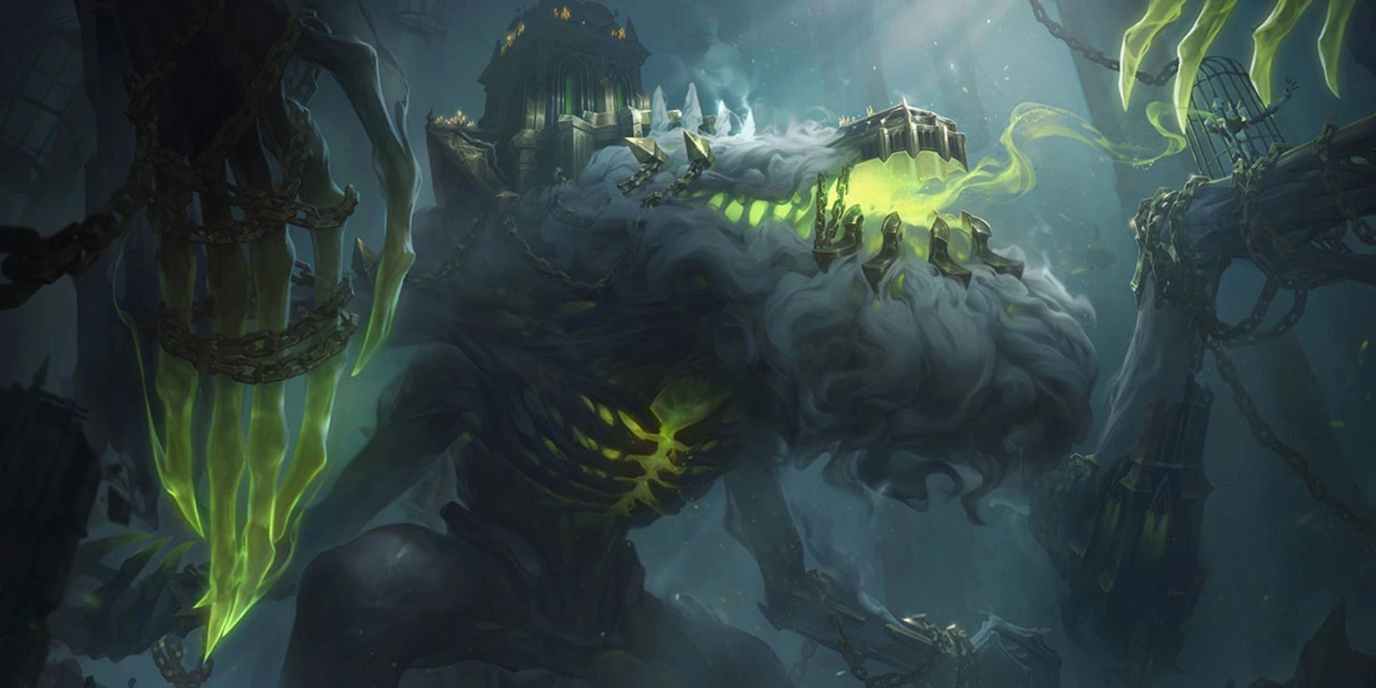 League of Legends Broken Covenant Cho'Gath Splash Art