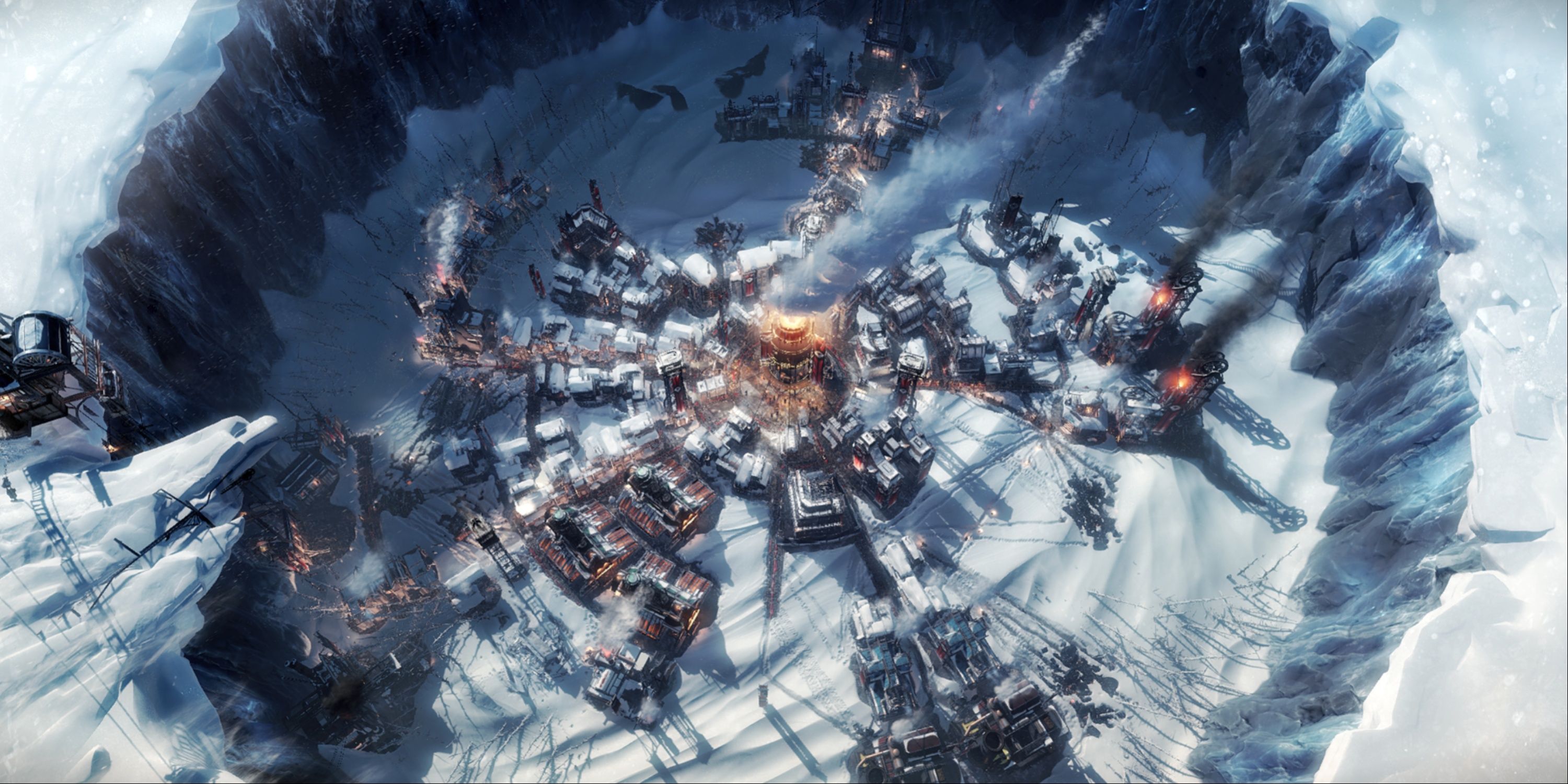 Frostpunk Town Gameplay