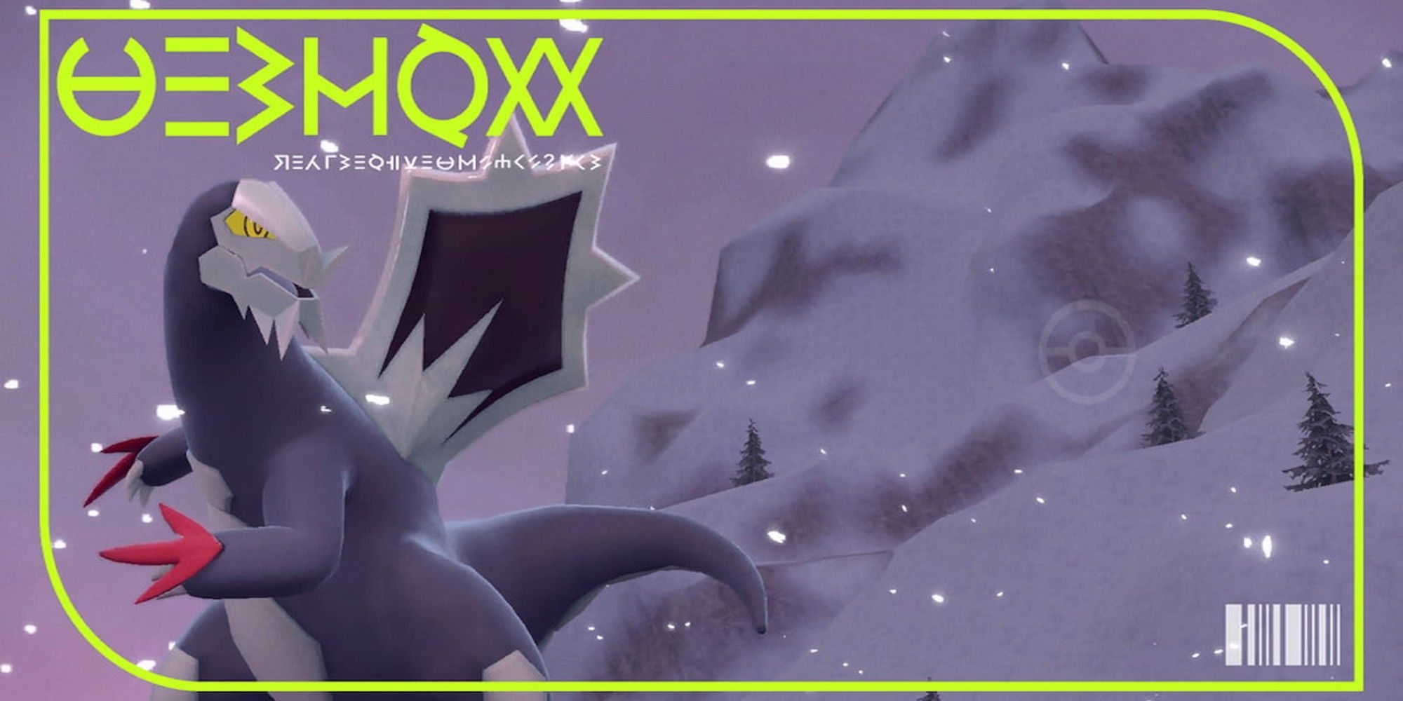Baxcalibur from Pokemon Scarlet & Violet Pokedex Image.
