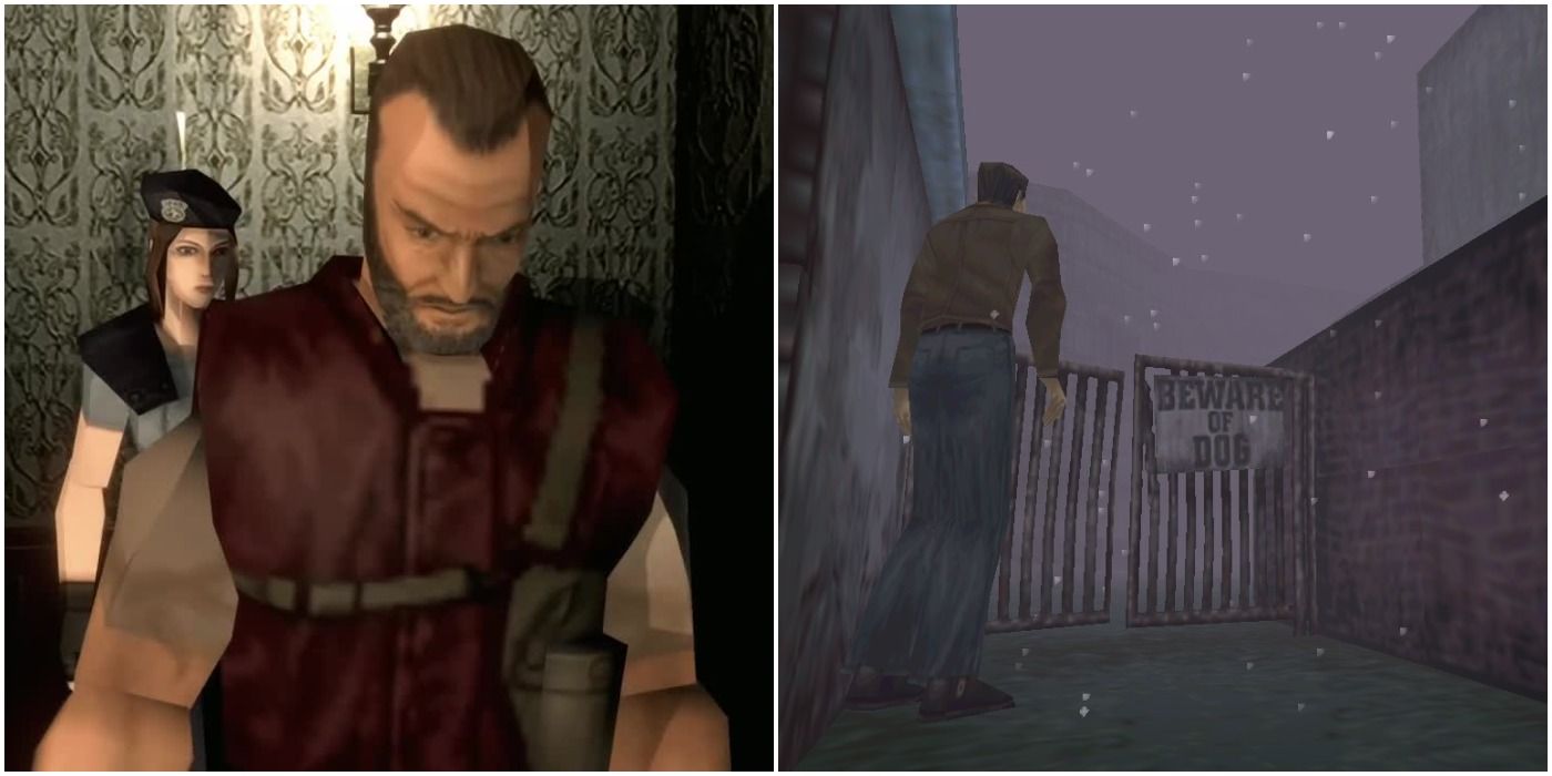 resident evil silent hill split image survival horror