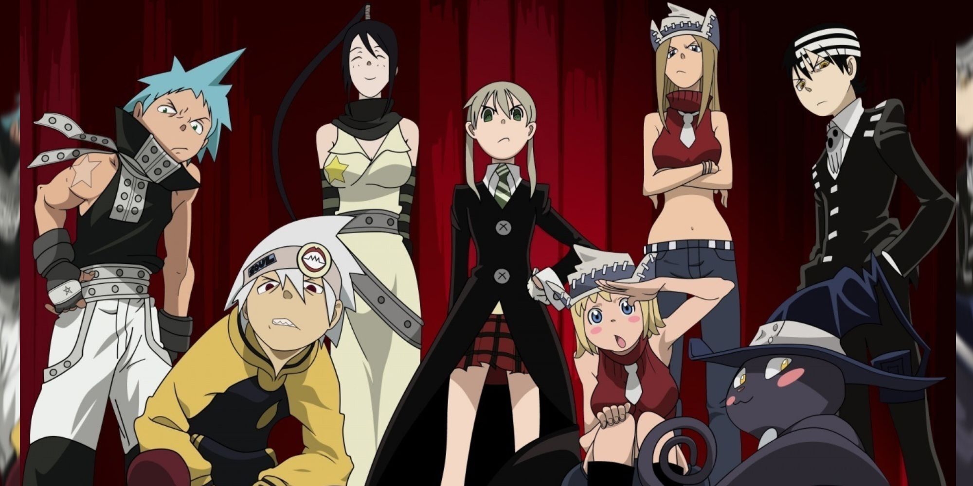 Soul Eater death the kid maka albarn black star soul evans medusa patricia tsubaki elizabeth