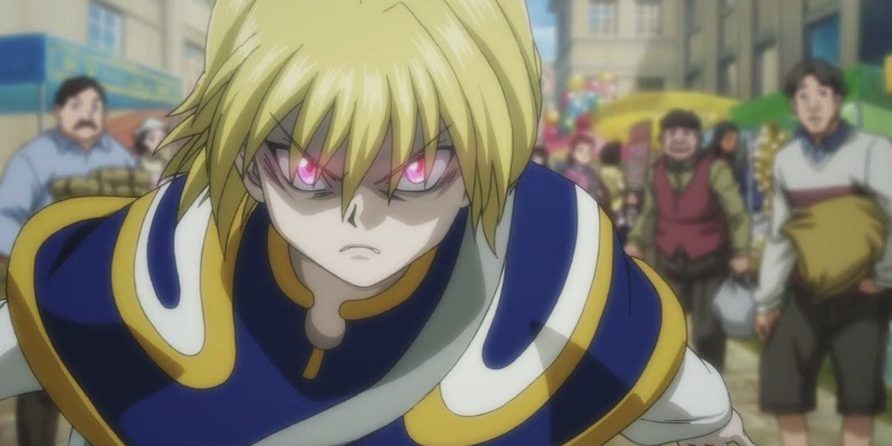 Kurapika Kurta ready to attack with red eyes