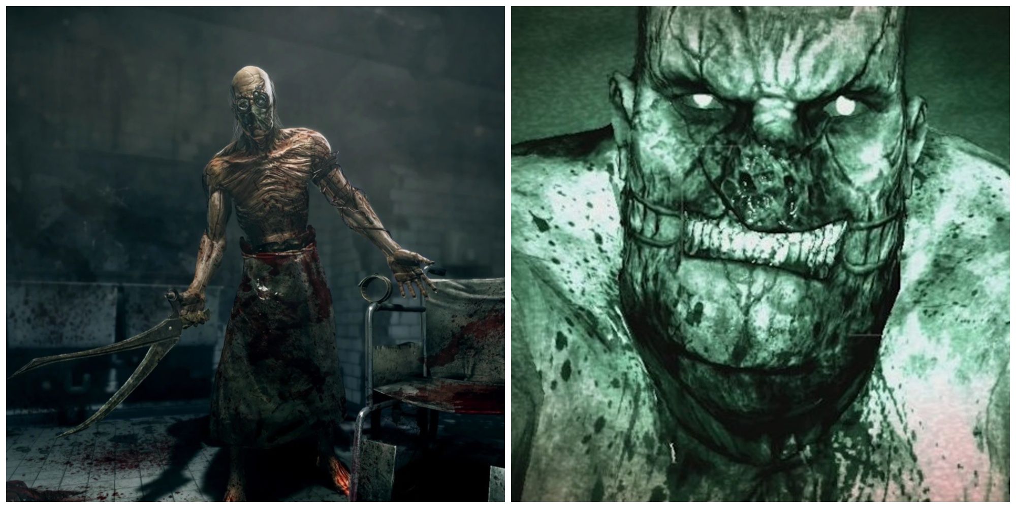 Dr Trager and Chris Walker in Outlast