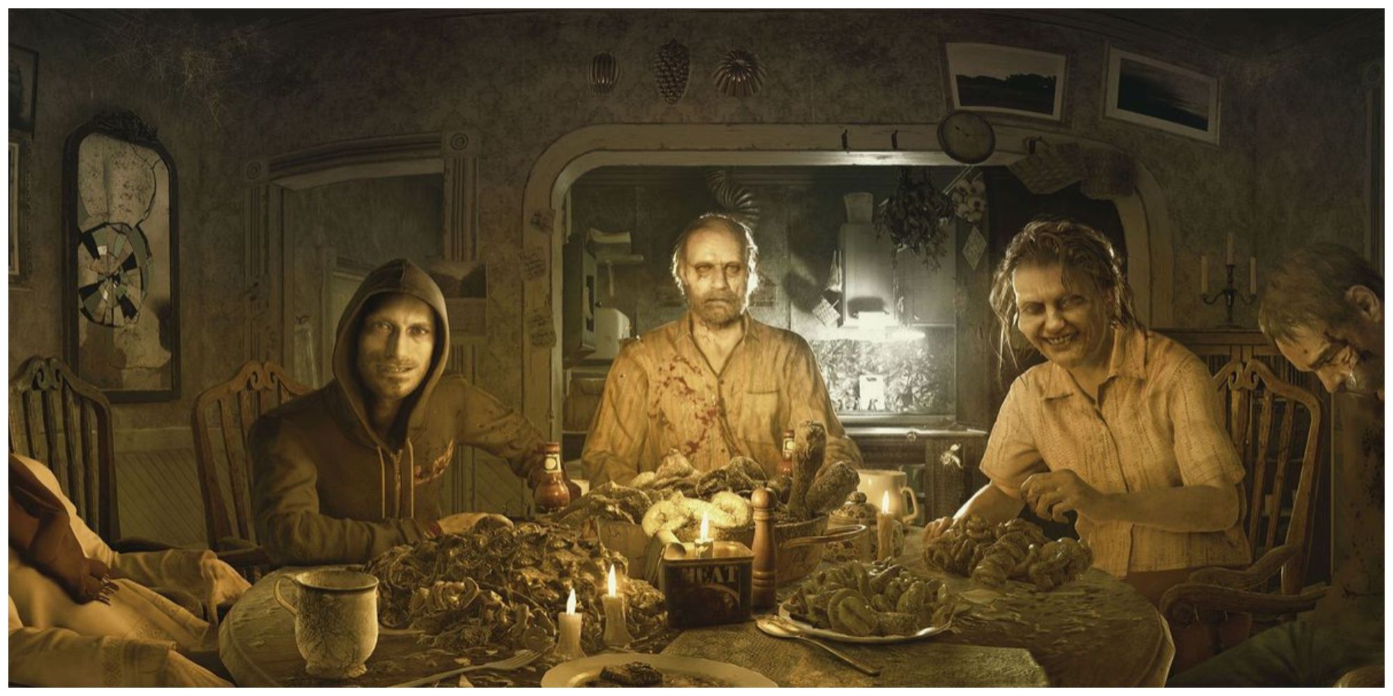 The Baker Family Dinner in Resident Evil 7: Biohazard