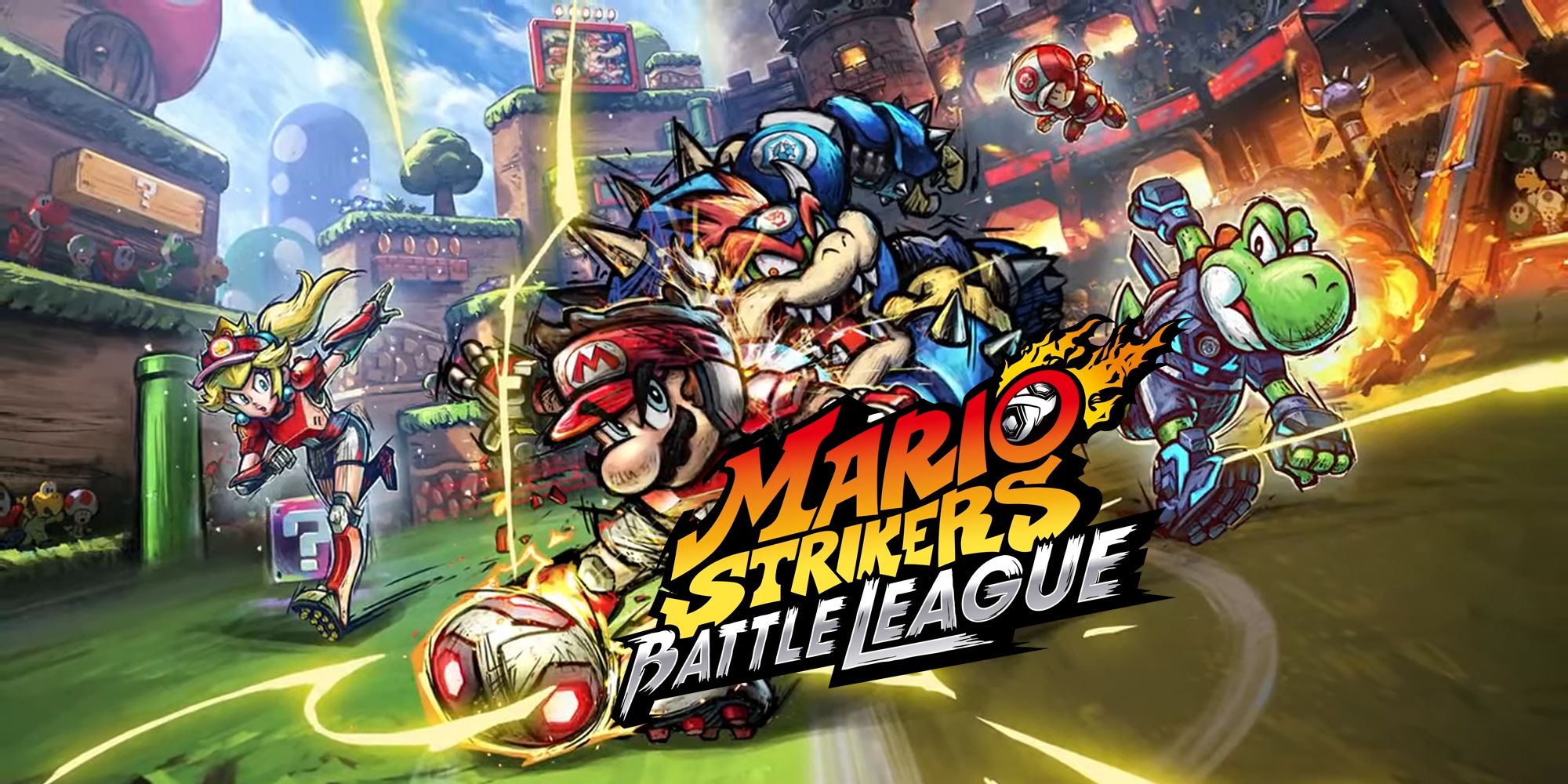 Mario Strikers: Battle League - Cover Art