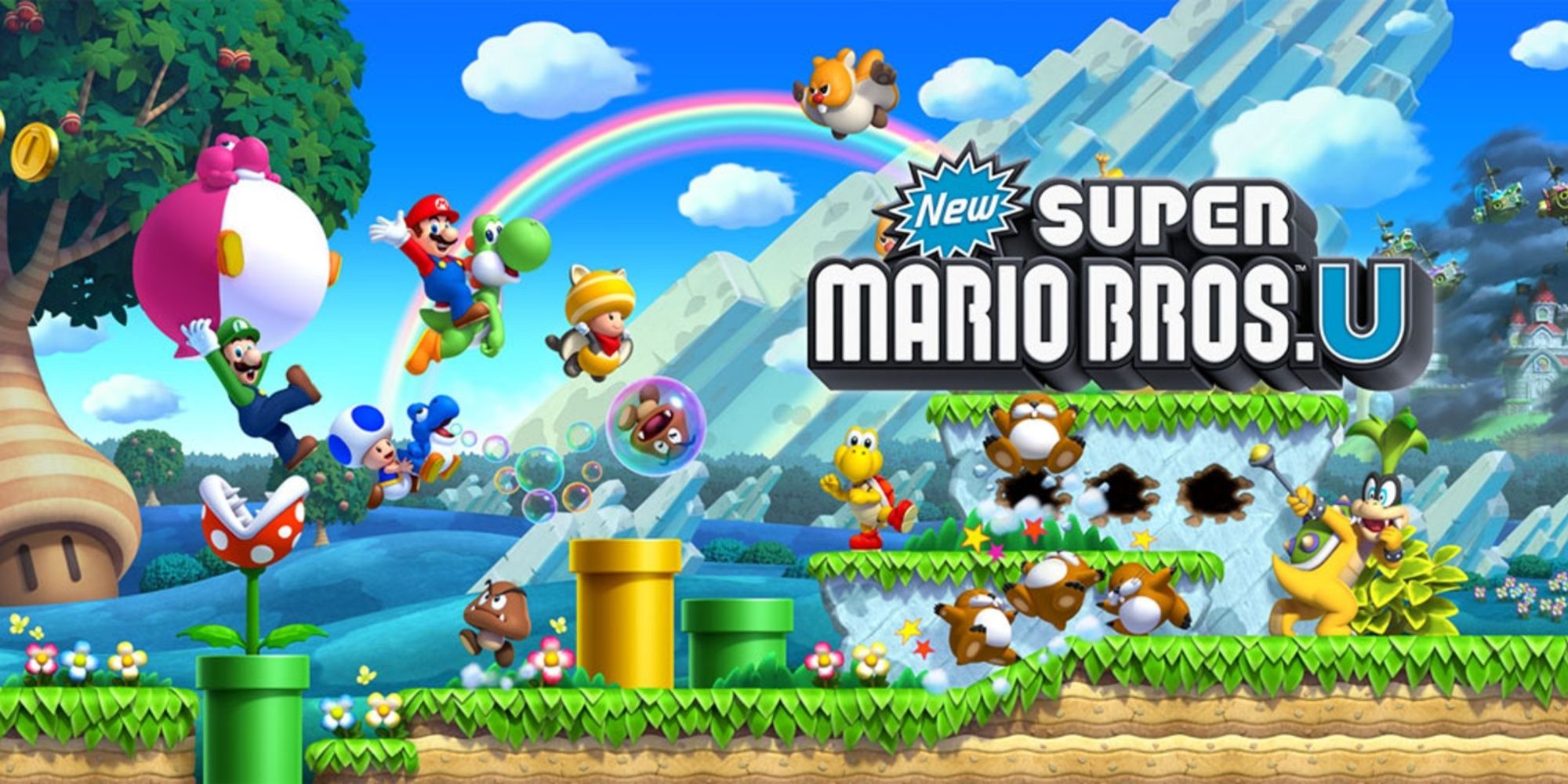 New Super Mario Bros U Promo Art