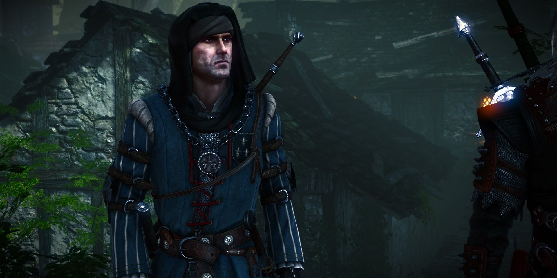 The Witcher 2 screenshot of Vernon Roche.