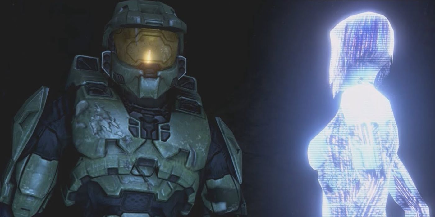 Master Chief reunites with Cortana aboard the Flood-infested High Charity in Halo 3.