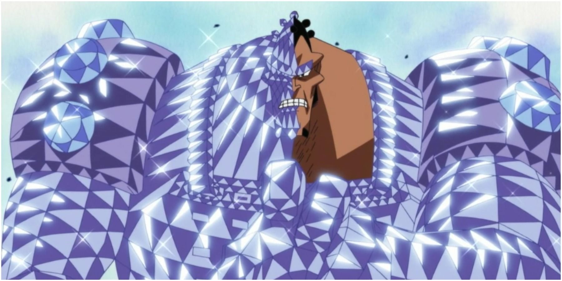 Jozu Covering His Body In Diamonds In One Piece