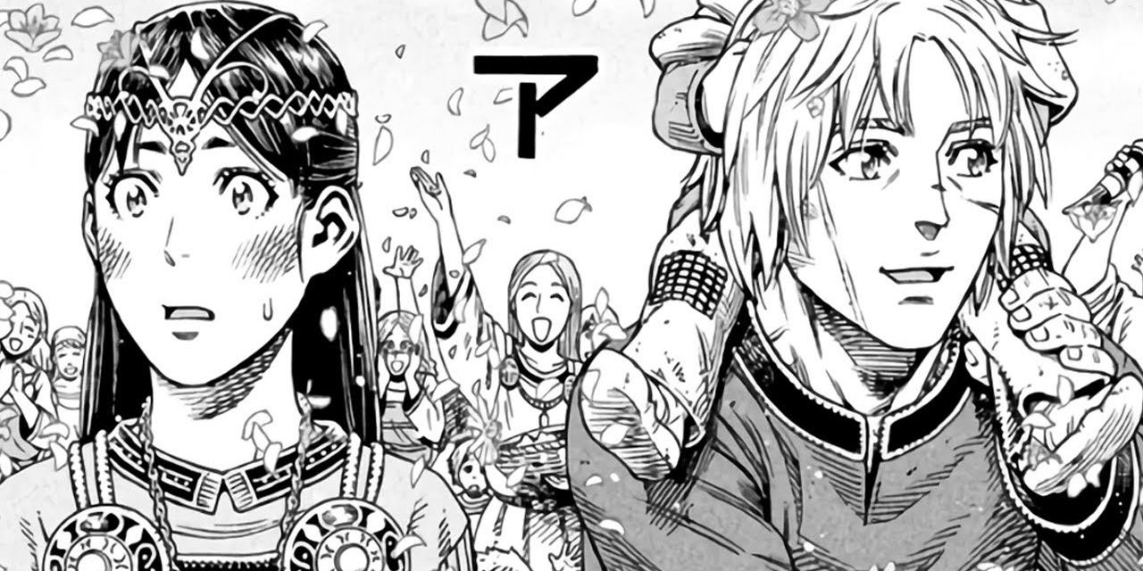 Gudrid and Thorfinn in Vinland Saga