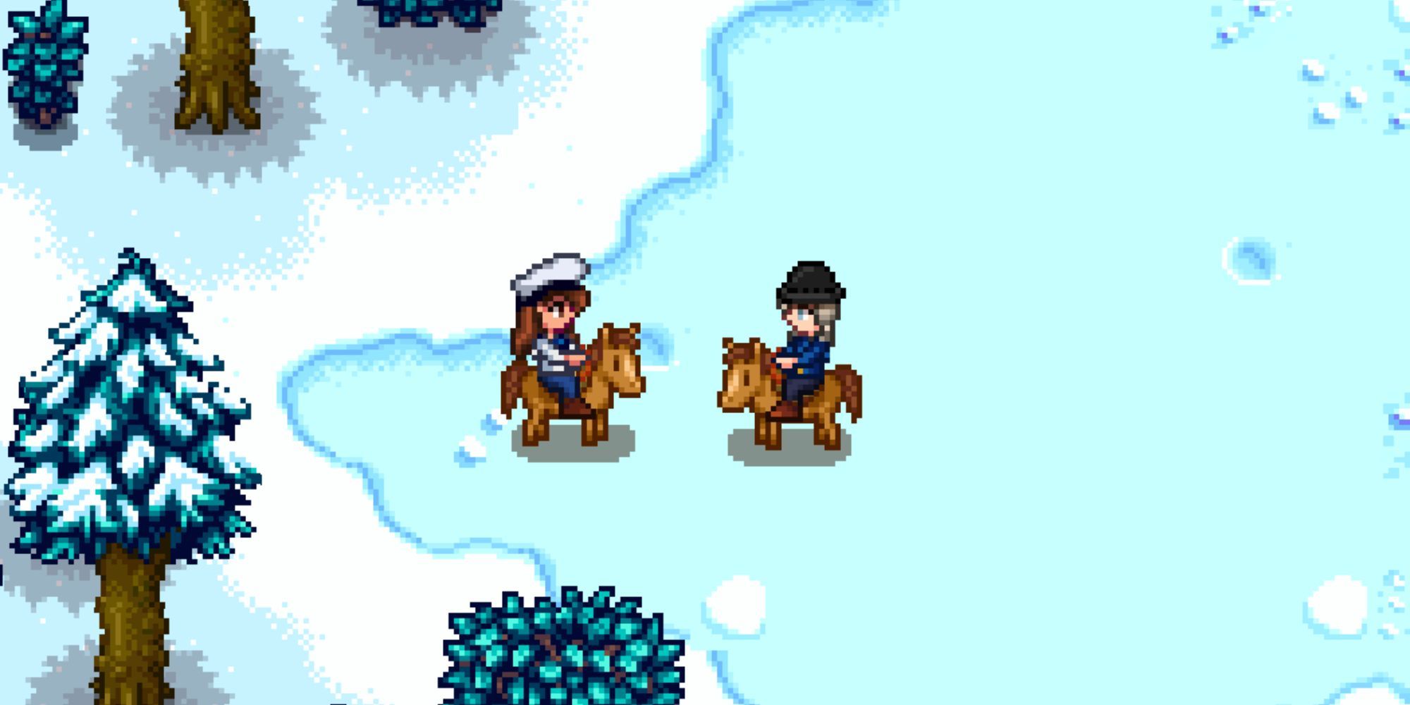 Stardew Valley Players On Horses