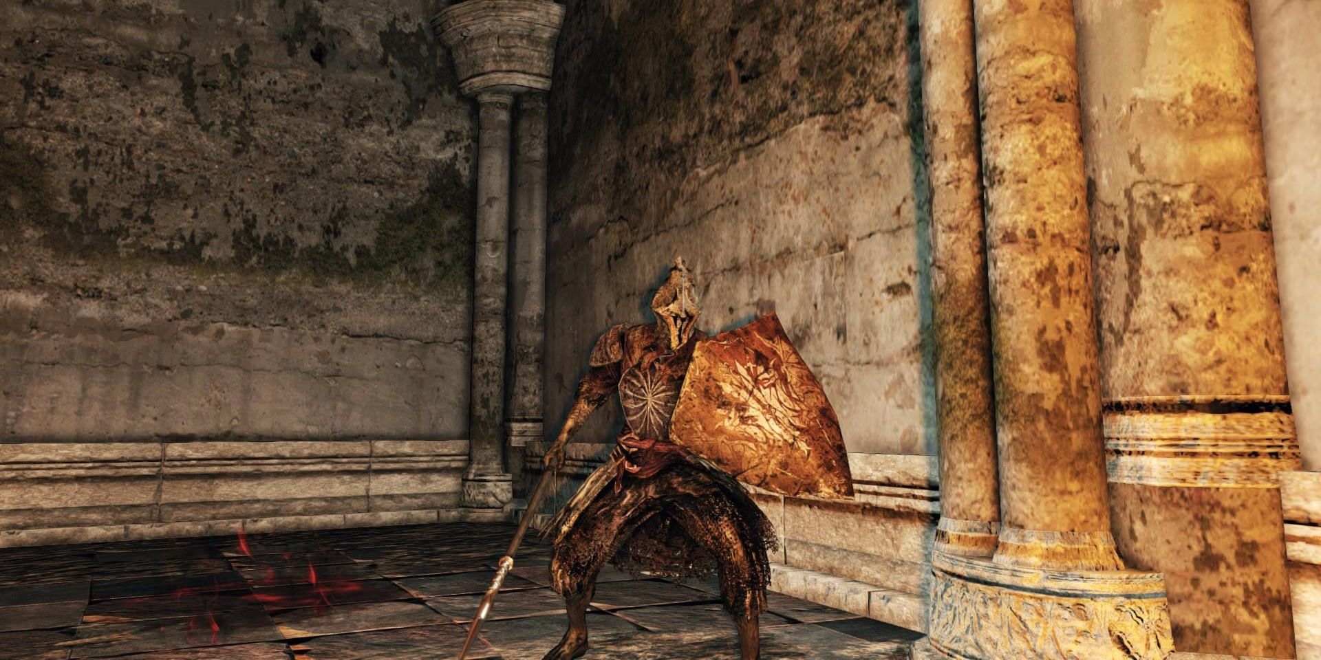 Hollow Soldier Shield in Dark Souls