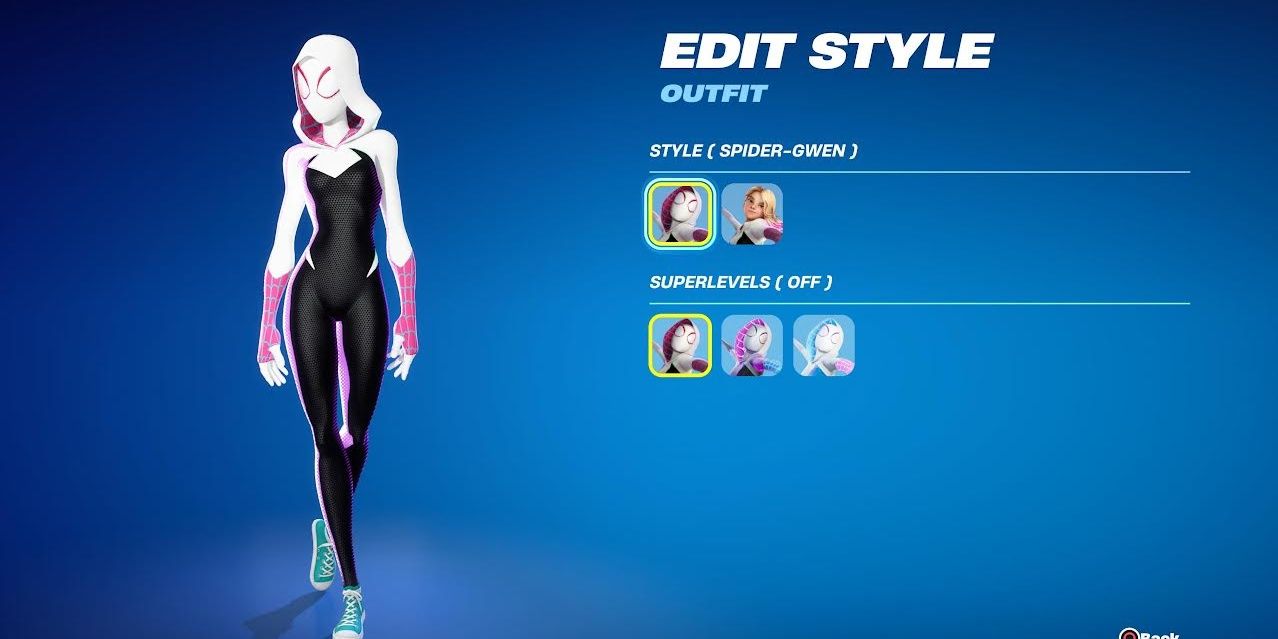 spider-gwen skin in fortnite