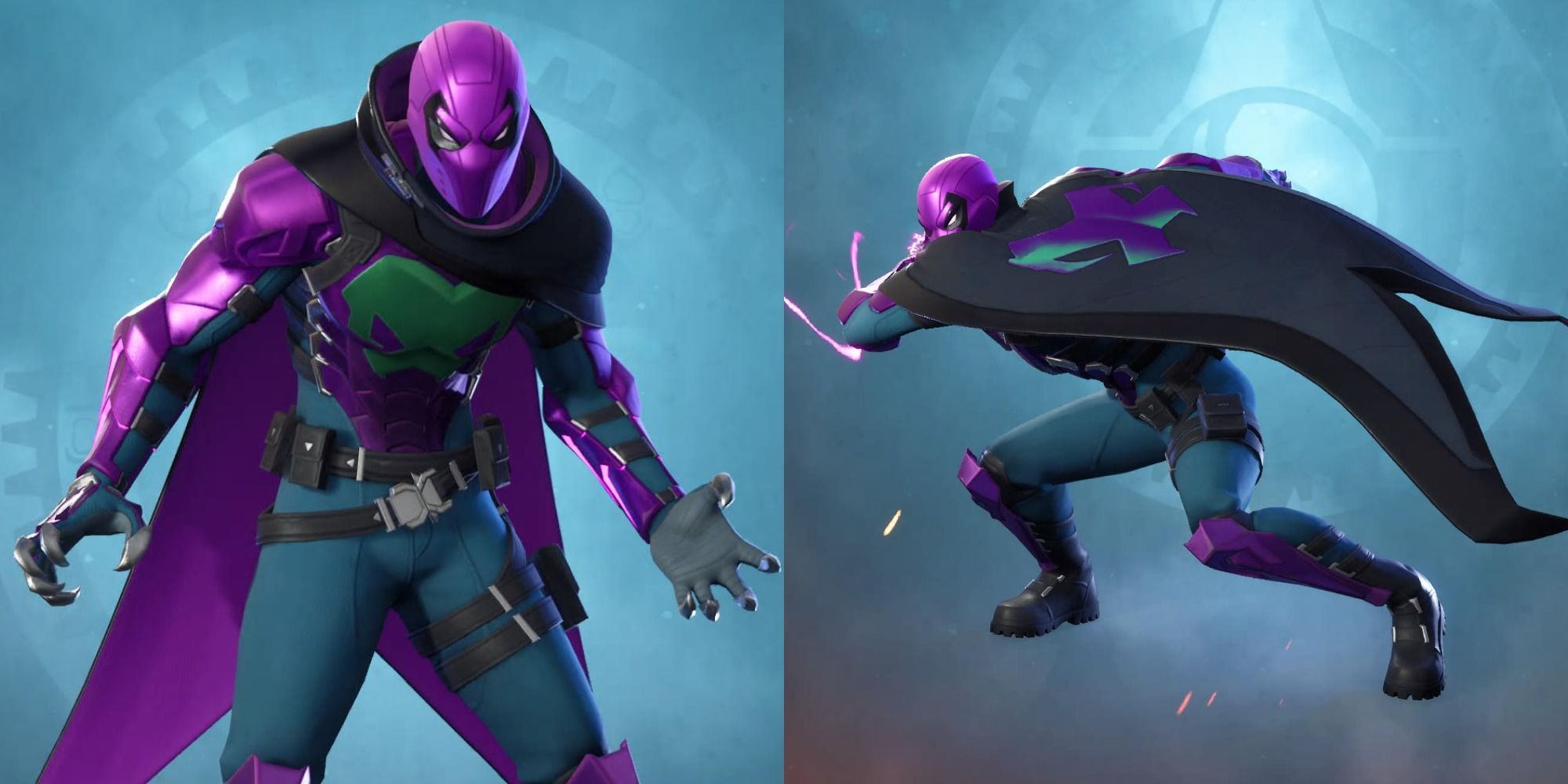 Split image of Prowler in Fortnite